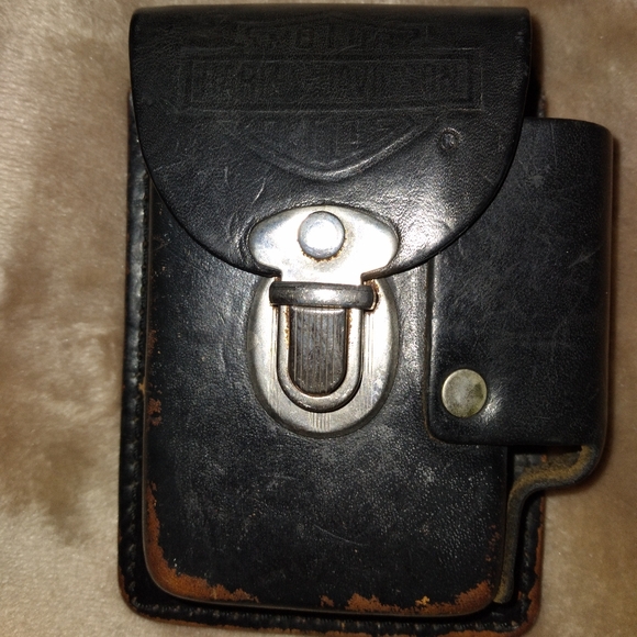 Harley-Davidson Other - Vintage Harley-Davidson leather cigarette case